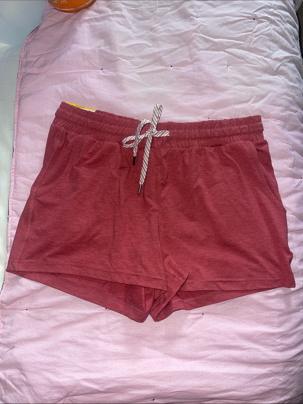 Women’s Casual Drawstring Shorts - Red